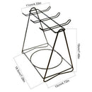 1X(Stainless Steel Coffee Cup Holder Hanging Partition Cup Holder Innovativ