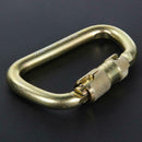 45KN Outdoor Camping Climbing Steel Carabiner Safety Master Lock Buckle
