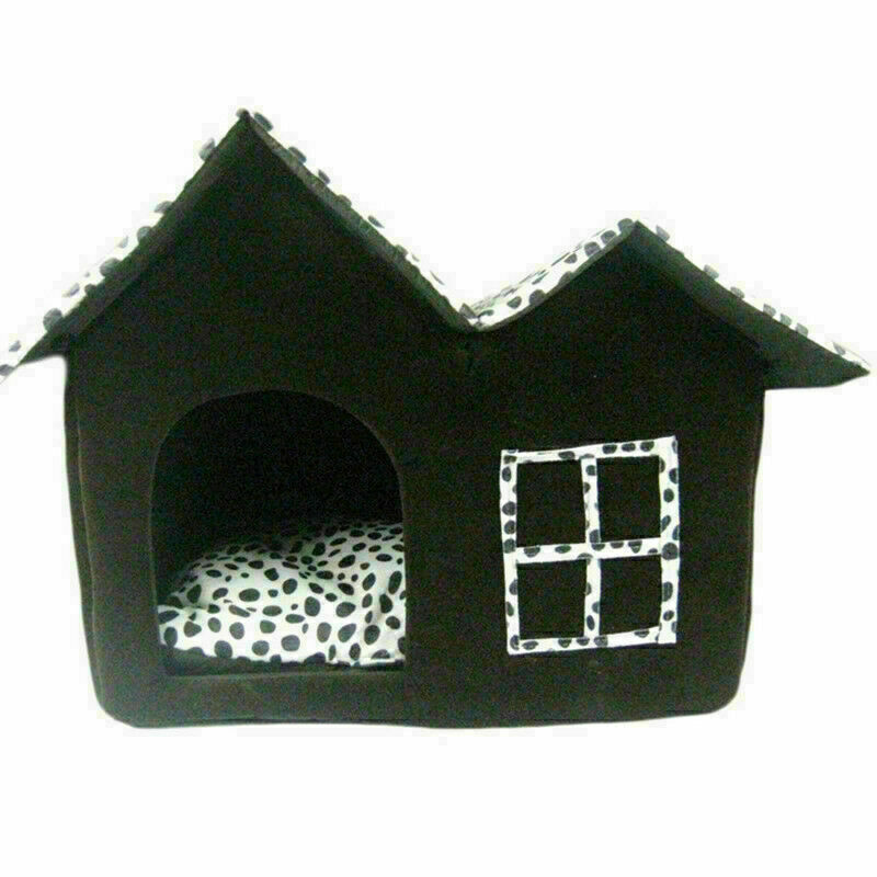 Washable House Cage Bed Cabin Cushion Kennel Puppy Pads L7O1 Indoor Dog Pet V7F9