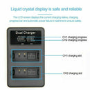 Mamen LP-E10 LPE10 LP E10 Digital Camera Battery Batteries LCD Dual USB Cha