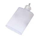 Flat Portable Plastic Water Bottle Sports Square Drinking Bottle White 400ml