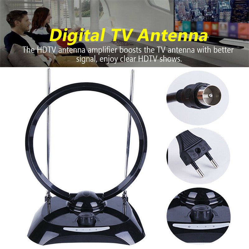With Amplifier Indoor Antenna Signal Booster Receiver Broadcast For Digital TV