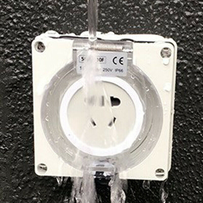 3 pin 10 Amp 10A Power Inlet - Weatherproof - IP66 for Motorhome RV 240V 3C