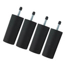 4pcs  Plastic 4 " Cupboard Table Sofa Bed Feet Furniture Couch Replacement Legs