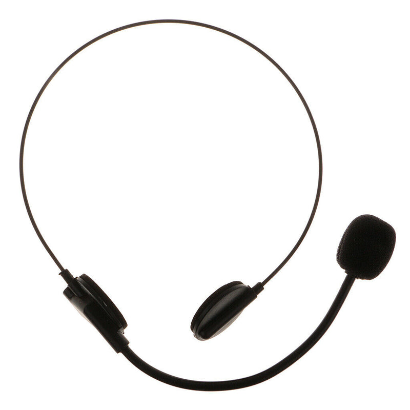 10 Pieces Novelty Black Headset Mic Microphone Toys Men Women Fancy Dress Party