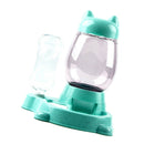 Cat Dog Automatic Water Dispenser Pet Feeder Bowls for Small Dogs Cats Green