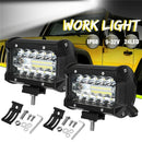 2Pcs 5 Inch 72 W Led Lamp Lights Bar Fog Lights Waterproof Driving Work Lig