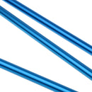 2pcs Aluminum Alloy 11mm Tent Awning Poles 127cm + 185cm for Camping Travel