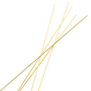 30 Pcs Solid Round Brass Rods Bar Stock Assorted Lot for DIY 300mmx1mm