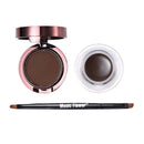 Music Flower Brand 2 In 1 Gel Eyeliner and Eyebrow Powder Makeup Palette Wa O3R8