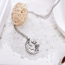 European and American Hollow Elk Stitching Necklace Man Love Friend Gift P1G1
