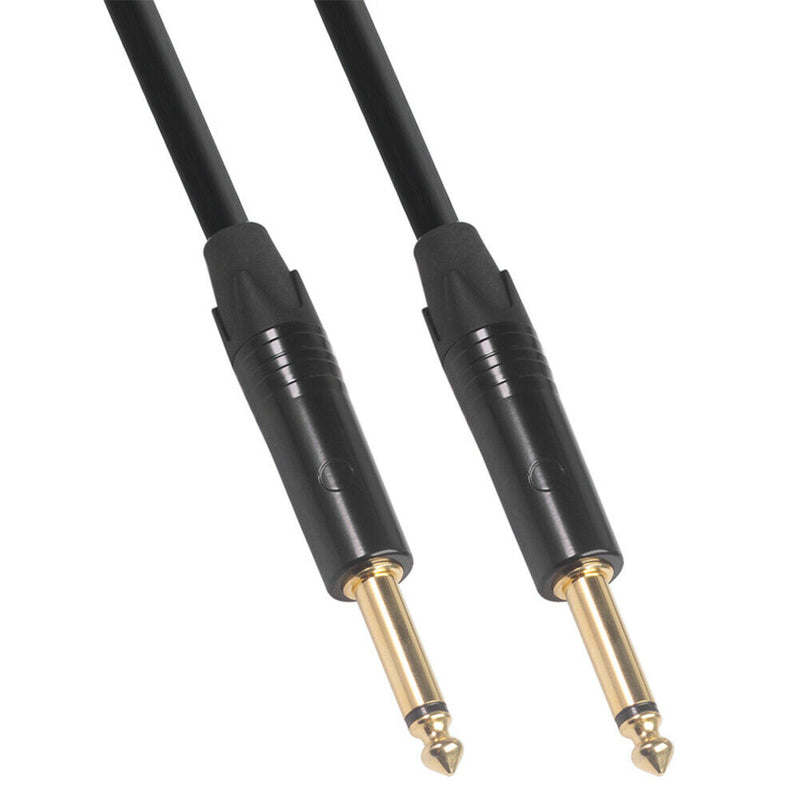 6.35 mm Jack Audio Cable TS Male to Male for Guitar Mixer Amplifier (1.8m) A