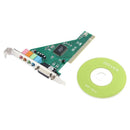 4CH CMI8738 Chipset Stereo Sound PCI Port Audio Card for Desktop PC
