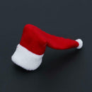 10pcs Santa Claus Hat Red Wine Soft Christmas Bottle Cover For Christmas