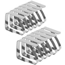 Tablecloth Clips 12 Packs Picnic Table Clips Flexible Stainless Steel Table