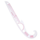 5Pcs/set Styling Ruler French Curve Set Cutting Ruler Yardstick Sleeve Arm