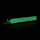 Glow Car Parking Notification Phone Number Card Suction Luminous Number Pl PGL