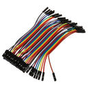 40 x 10 female - female jumper plug / socket jumpers jumper wires W3I1