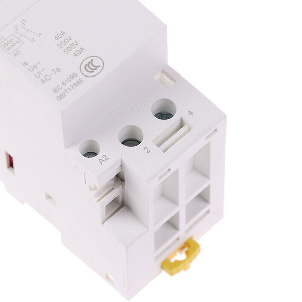 2P 40A 220V 50/60HZ Din rail Household ac contactor 2NO:0J Ew