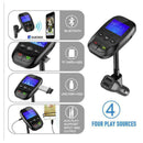 Handsfree Wireless Bluetooth Car-Kit FM Transmitter Player Radio USB New MP J3S6