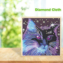 5D DIY Special Shaped Diamond Painting Cat Cross Stitch Mosaic Kits (D1076)