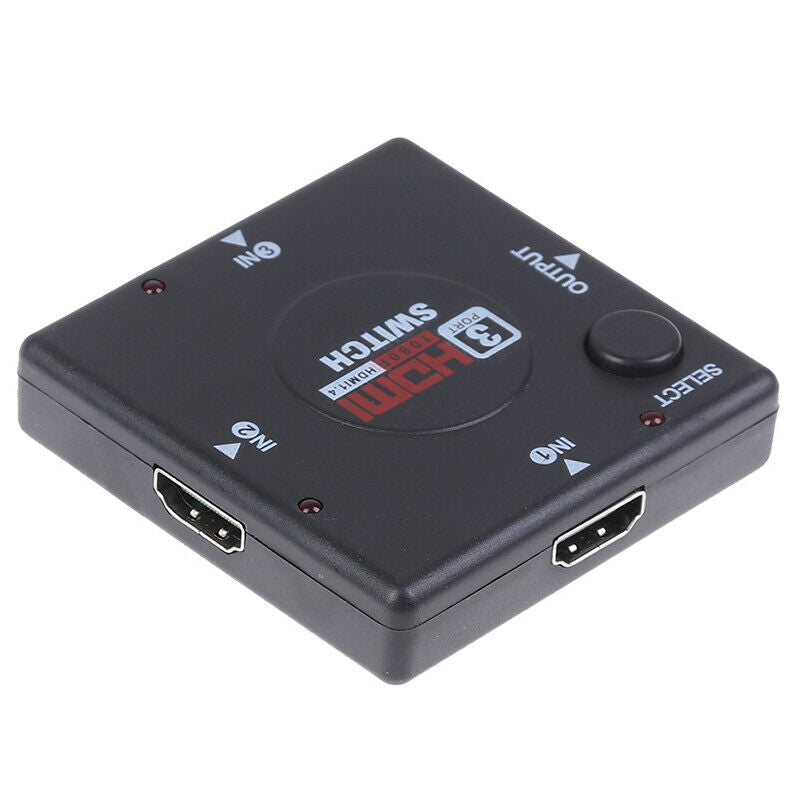 Hdmi 3 Port Switch AUTO Switcher Splitter Selector HUB Box Cable HDTV 2160P OZ