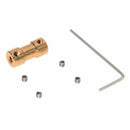 5X(RC Airplane 2mm to 3mm Motor Coupling Connector w L Shape Shaft C8J9)