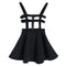 Fashion Women Suspender Skirt Braces Hollow Out Bandage Mini Skater dr.kz