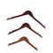 5 Pieces Wooden Hangers Coat Suit Garment Clothes Wardrobe Wood Hangers Kids