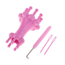 Mini Spool Crochet Loom Knitter Knitting Yarn Wool Rope Hook Knitting Tool