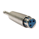 Professional 6.35mm 1/4 Inch Mono Male Plug to 3 Pin XLR Female Jack Mono Audio