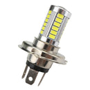 1X Car H4 33 SMD LED Fog DRL Headlight Globe Light Lamp Bulbs White Lights PHN