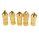 5pcs F Male Plug Connector Assembly Type for RG6 RG59 TV Antenna Coax Cable