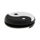 6Piece Yin Yang Tennis Racquet Vibration Dampener Shock Absorber Black White