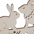 Happy Easter Decoration rabbit Egg Shelves Stand Rack Easter Egg Hold_