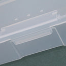 White Plastic Transparent Nail Tools Storage Box Nail Rhinestone Decoration