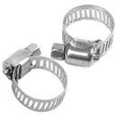 25 Pcs Stainless Steel Band Worm Gear Hose Clamp 13-19mm