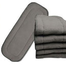 Top  Bamboo Fiber Charcoal Washable Cloth Diaper Nappies Inserts 5 Layers Z
