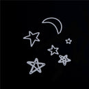 Cute Star Moon Metal Cutting Dies Stencil For Scrapbooking Album Cards Decor M&O