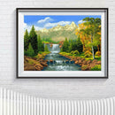 5D DIY Full Drill Diamond Painting Scenery Cross Stitch Mosaic Craft Kits