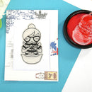 Girl Transparent Silicone Seal DIY Scrapbooking Album Decorative (WW0850A1) A
