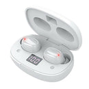 Waterproof Bluetooth 5.0 Headset TWS Wireless Earphones Stereo Earbuds White