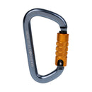 2x 28KN D Ring Carabiner Auto Locking Keychain for Mountaineering Hiking