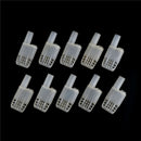 10pcs Plastic Queen Bee Cages Isolator Rearing Beekeeper Beekeeping Tool  OZ