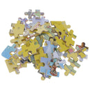 60Pcs Cartoon Wood Puzzle Brain Teaser Toys w/ Iron Storage Box For Kids