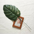 5x Artificial Leaf Faux Monstera Leaf Foliage Palm Leaves Home Decor_Size M
