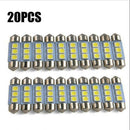 20x CANBUS Error Free 36mm 3 LED 5050 SMD 6418 C5W License Plate Dome Light Bulb