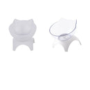 2x Cat Feeder Single Bowl Dog Elevated Stand Dish Food Water Feeding Container
