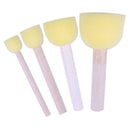 20pcs Children Drawing Toys Wooden Handle Sponge Painting Brushes Tools