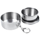 folding cup glass cup telescopic retractable cup sports camping hiking 140m R2Y7